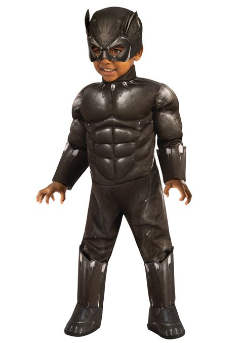 Rubies Black Panther Fancy Dress Costume For Toddler Little Boys S