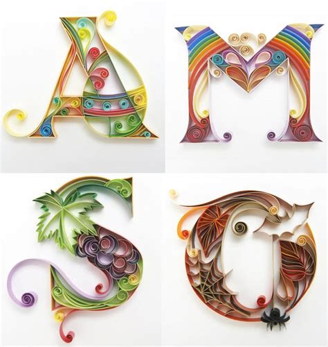 Letter m quilling quilling letters, paper quilling flowers, paper quilling designs, quilling paper. calender | Cose di carta | Pinterest | Quilling, Paper ...