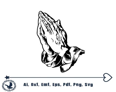 Praying Hands Svg Prayer Svg Christian Svg Praying Svg Etsy
