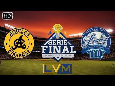 Licey Vs Aguilas En Vivo Serie Final Lidom Youtube