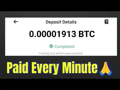 Earn Btc Every Minute No Investment Required Make Money Online Free Youtube