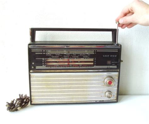 Vintage Transistor Ussr Vintage Radio Russian Radio Old Soviet