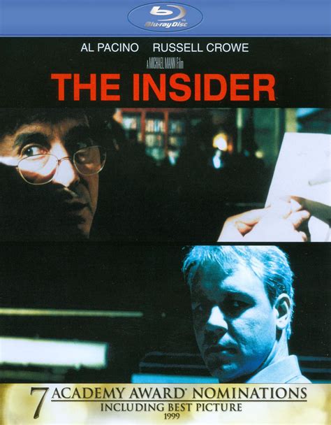 Blu Ray Review Michael Manns The Insider On Buena Vista Home