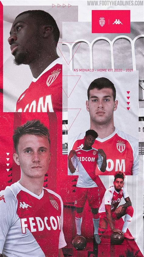 As monaco kits dls (2020) dream league soccer 2021 fc 2020 kappa for saad fts 20: AS Monaco 20-21 Home Kit Released - Footy Headlines