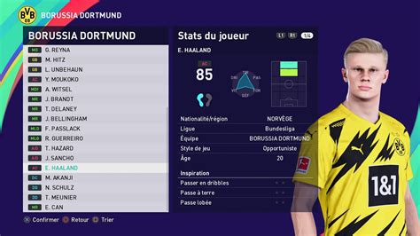 Erling braut haaland is a norwegian striker who plays for german club borussia dortmund fc and norway national team in efootball pro evolution soccer 2021. Dortmund Pes 2021 Mobile / Pes 2021 Erling Haaland Face By ...