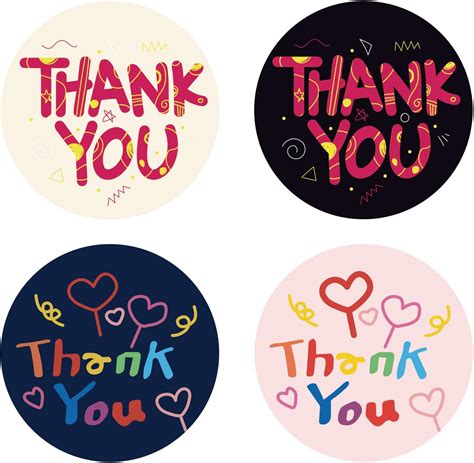 Sontanbao 2 Inch Round Thank You Stickers Small Business