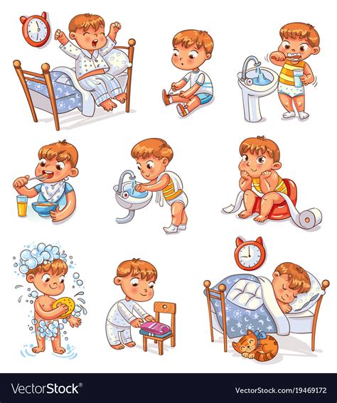 Kids Morning Routine Clipart 10 Free Cliparts Download Images On
