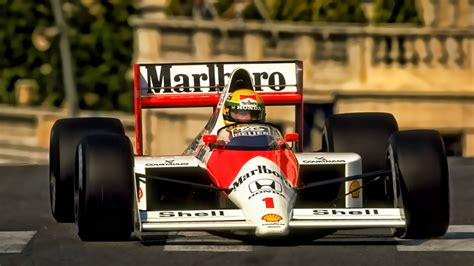 Ayrton Senna Formula 1 Mclaren F1 Monaco Marlboro Racing
