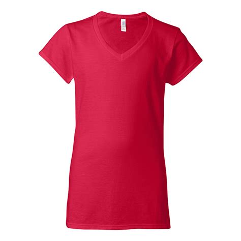 Softstyle Ladies Short Sleeve V Neck Semi Fitted T Shirt