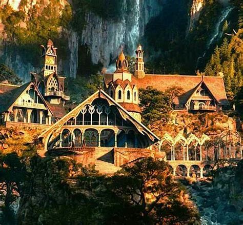 Rivendell Lord Of The Rings Middle Earth Tolkien Art