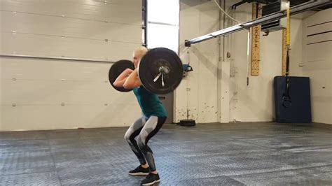 4x7 Front Squat And Burpees Youtube