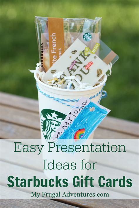 Looking for some cute presentation ideas for this holiday occasion? Teacher Gift idea: Starbucks Gift Cards - My Frugal Adventures