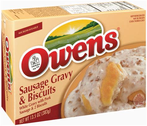 Owens Sausage Gravy And Biscuits Shop Entrees And Sides At H E B