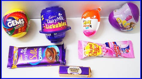 Kinder Joy Surprise Egg Toys Cadbury Dairy Milk Lickables Gems Ball