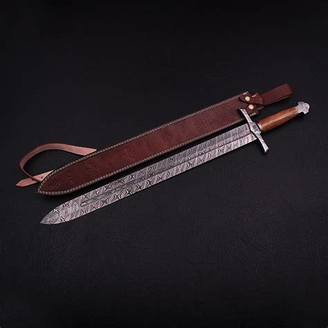 Damascus Celtic Sword 9277 Black Forge Knives Touch Of Modern