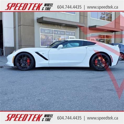 Chevrolet Corvette C7 Stingray White American Racing Ar924 Crossfire