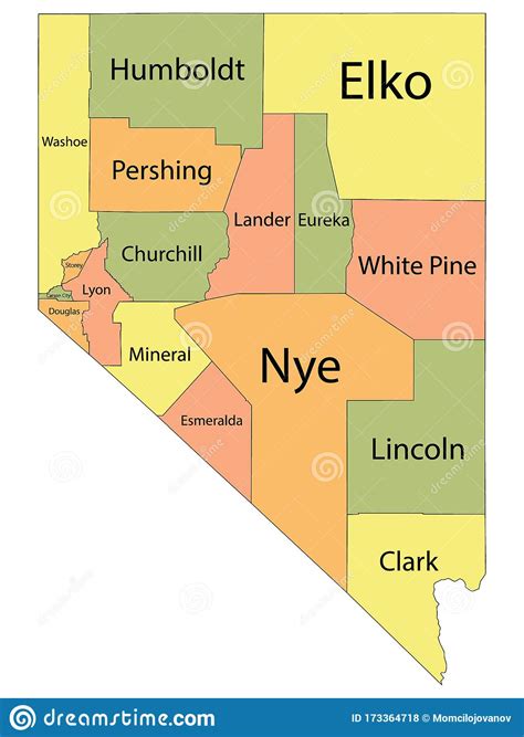 From wikipedia, the free encyclopedia. Nevada County Map stock vector. Illustration of arizona ...
