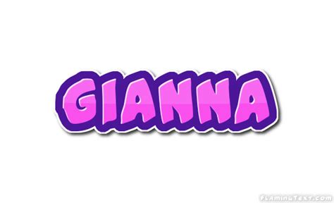 Gianna Logo Free Name Design Tool From Flaming Text