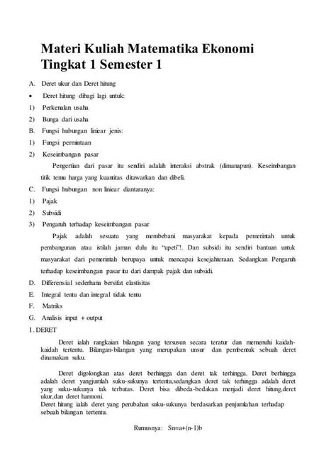 Contoh Rangkuman Materi Kuliah 55 Koleksi Gambar