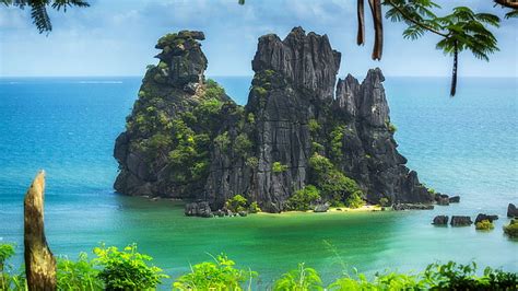 Nature Vegetation Islet Nature Reserve Rock Formation Promontory