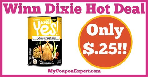 Hot Deal Alert Campbells Well Yes Soup Only 25 At Winn Dixie From