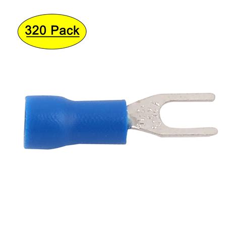 320 Pcs Insulated Fork Spade Wire Connector Electrical Crimp Terminals
