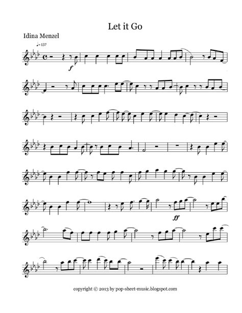 Free Printable Flute Sheet Music For Pop Songs Printable Templates