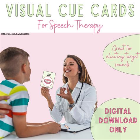 Visual Cue Cards For Speech Therapy Speech Sounds Elicitation Etsy