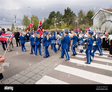 17th May Norwegian Constitution Day Celebrations In Nesodden Outside