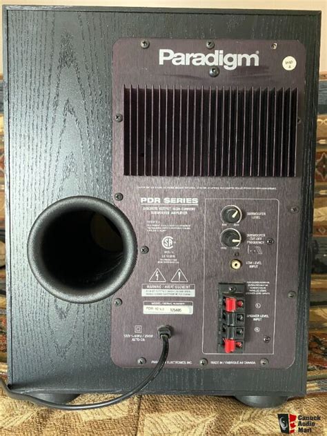 Paradigm Pdr 10 V3 Subwoofer For Sale Canuck Audio Mart