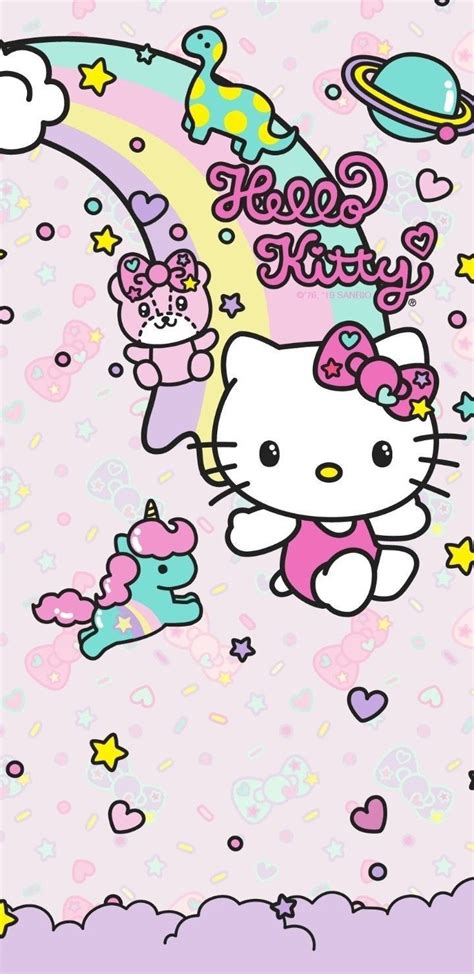 Hello Kitty Rainbow Wallpaper Hello Kitty Iphone Wallpaper Hello