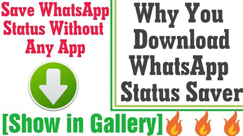 Hence, whatsapp does not offer an official way to save these shares. Why You Download WhatsApp Status Saver App | Don't ...