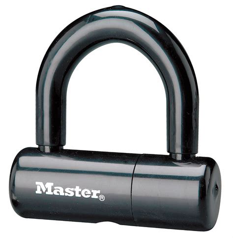 Master Lock Keyed Different Padlock Steel Shackle Type Removable