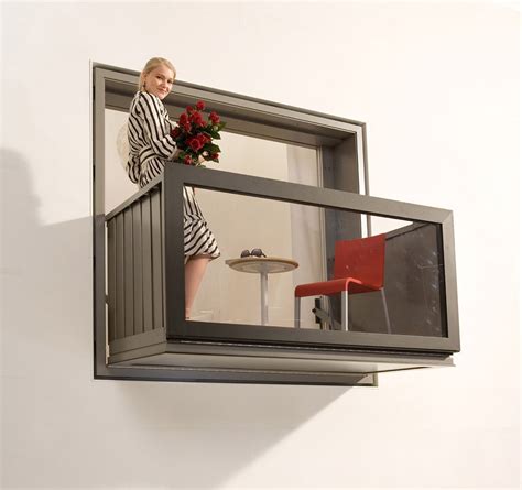 The Innovative Bloomframe Window Balcony Converts From Window To