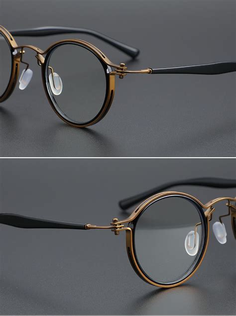 Tel Retro Steam Punk Optical Glasses Frame Mens Glasses Fashion