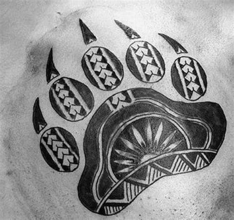 12 Best Bear Paw Print Tattoo Designs Petpress