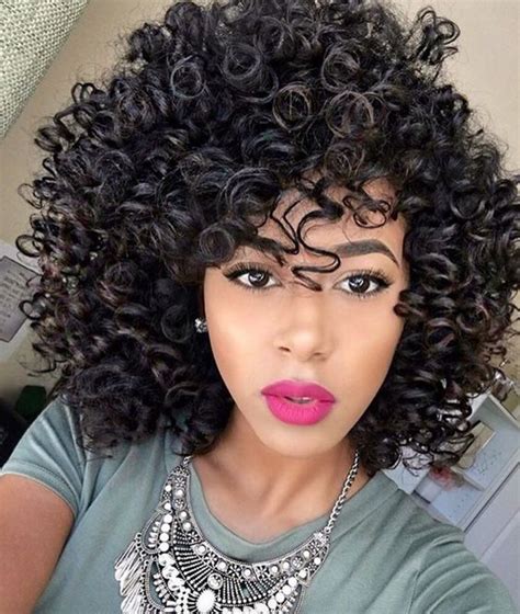 Curly permed hairstyles were all the rage in the '80s, because of the era's obsession with big hairstyles. Perm Rods Styles On Natural Hair, Relaxed and Synthetic Hair