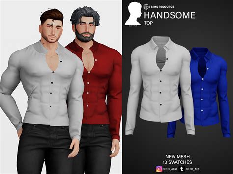 The Sims Resource Handsome Top
