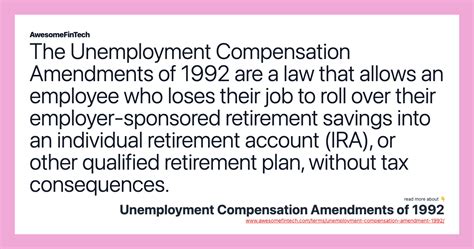 Unemployment Compensation Amendments Of 1992 Awesomefintech Blog