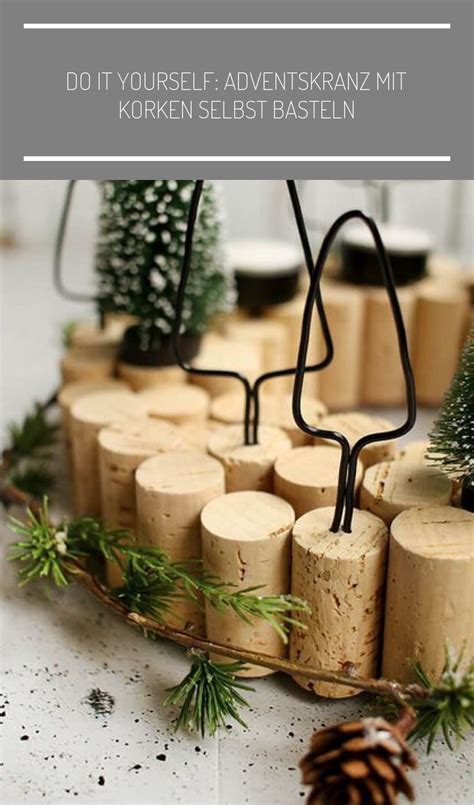 Become a patron of the do it yourself world today: Do it yourself: Adventskranz m in 2020 | Basteln, Place ...