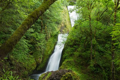 State Of Oregon Historic Columbia River Highway Bridal Veil Falls