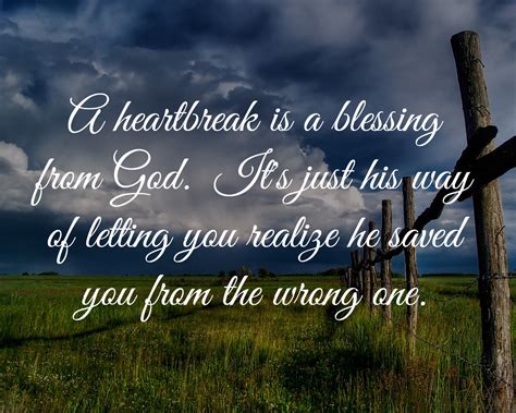 A Heartbreak Is A Blessing From God Love Quotes And Covers