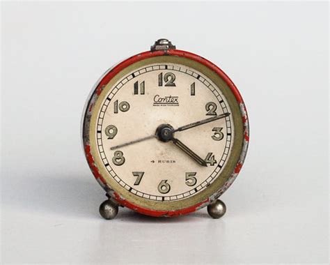 Antique Mini Alarm Clock Swiss Four Rubis Cortex B Flickr