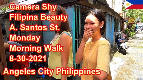 A Santos Street Camera Shy Filipina Beauty Monday Morning Walk Angeles City Philippines