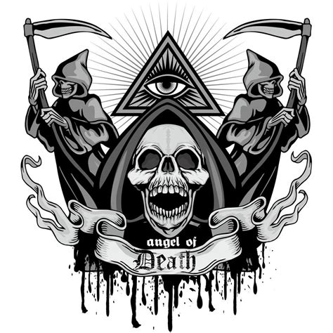 Aggressive Emblem With Skull 551860 Vector Art At Vecteezy