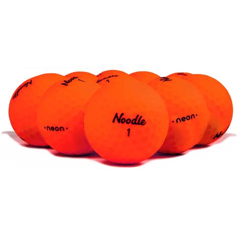 Taylor Made Noodle Neon Matte Orange Golf Balls