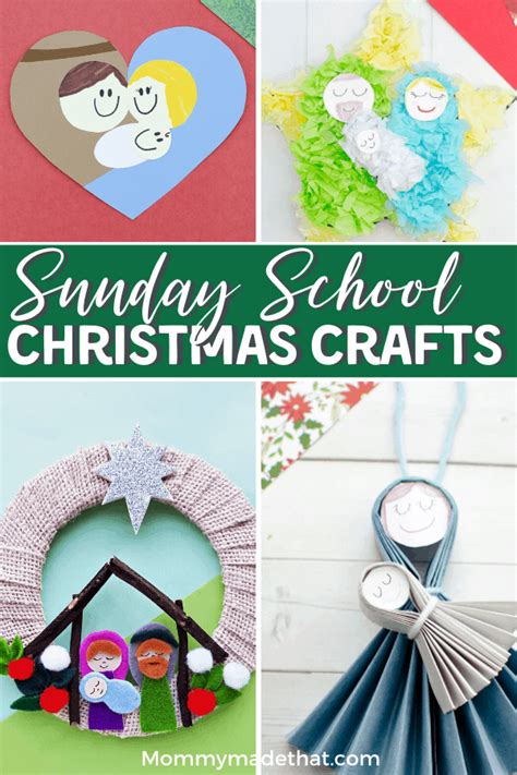 Super Cute Sunday School Christmas Crafts