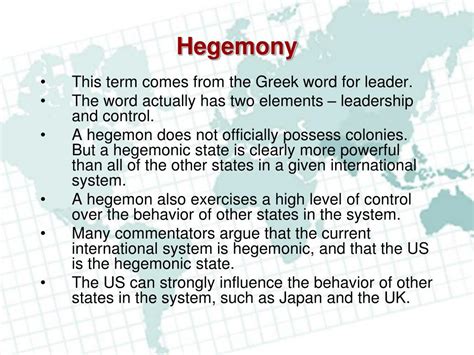 PPT - Realist international relations theory PowerPoint Presentation ...