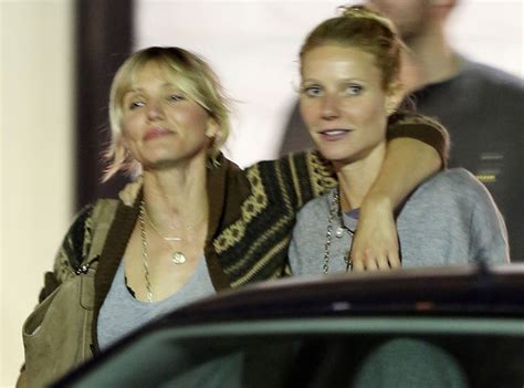 Bff Date Night Gwyneth Paltrow And Chris Martin Dine With Cameron Diaz