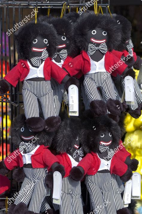 Golliwogs Sale Along Great Yarmouth Pleasure Editorial Stock Photo